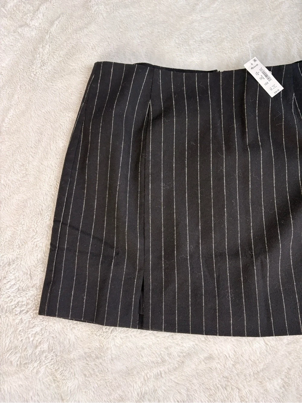 Madewell Wool Blend Miniskirt NWT, Size 8